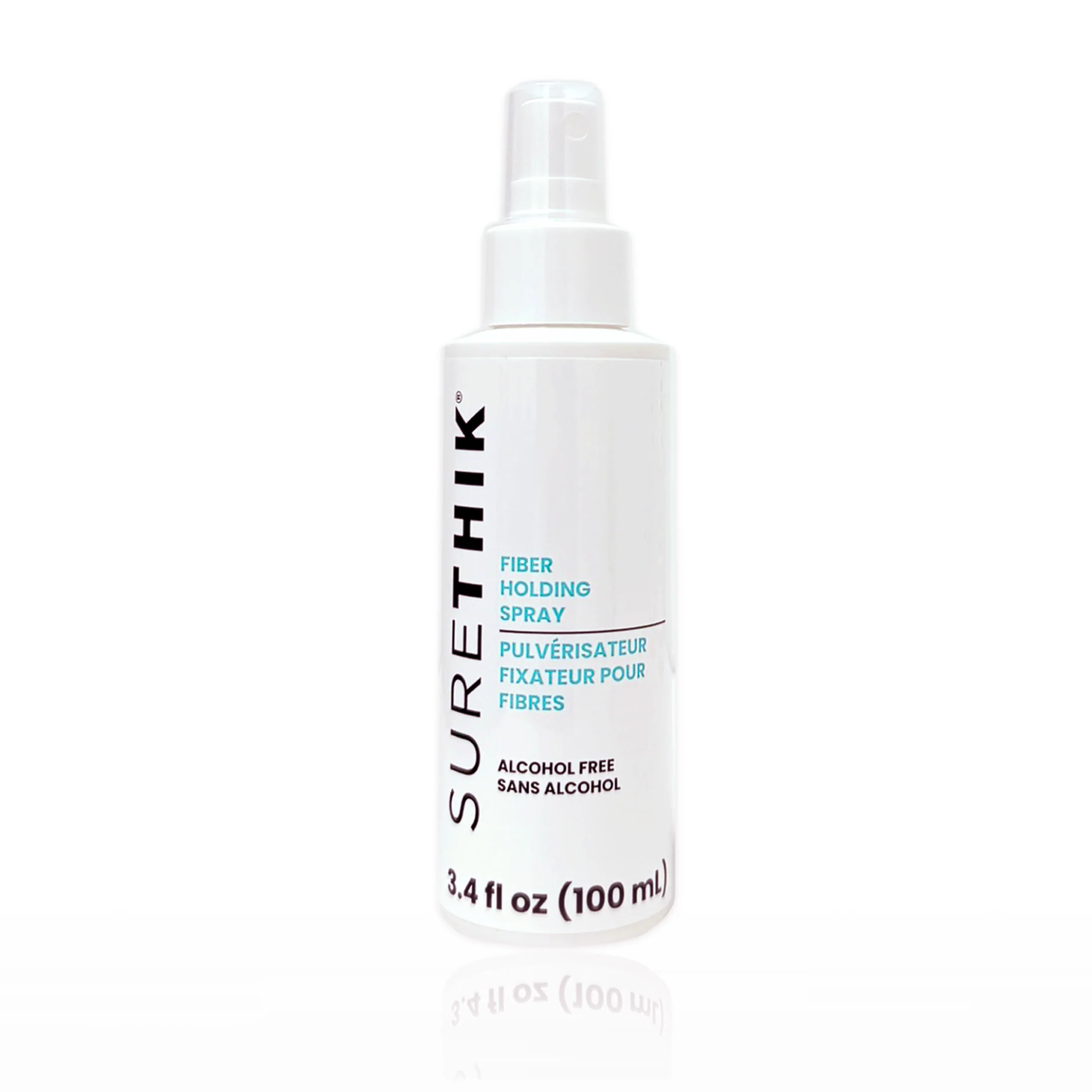 surethik® fiber holding spray – secures hair fibers for a natural look