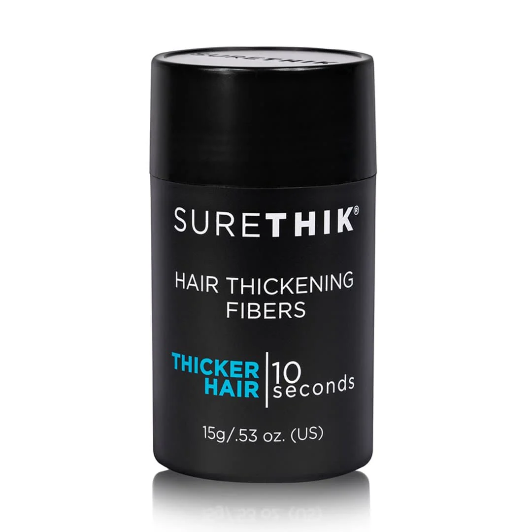 Surethik Hair Thickening Fibers 15G 1 surethik hair thickening fibers – instantly adds volume to thinning hair