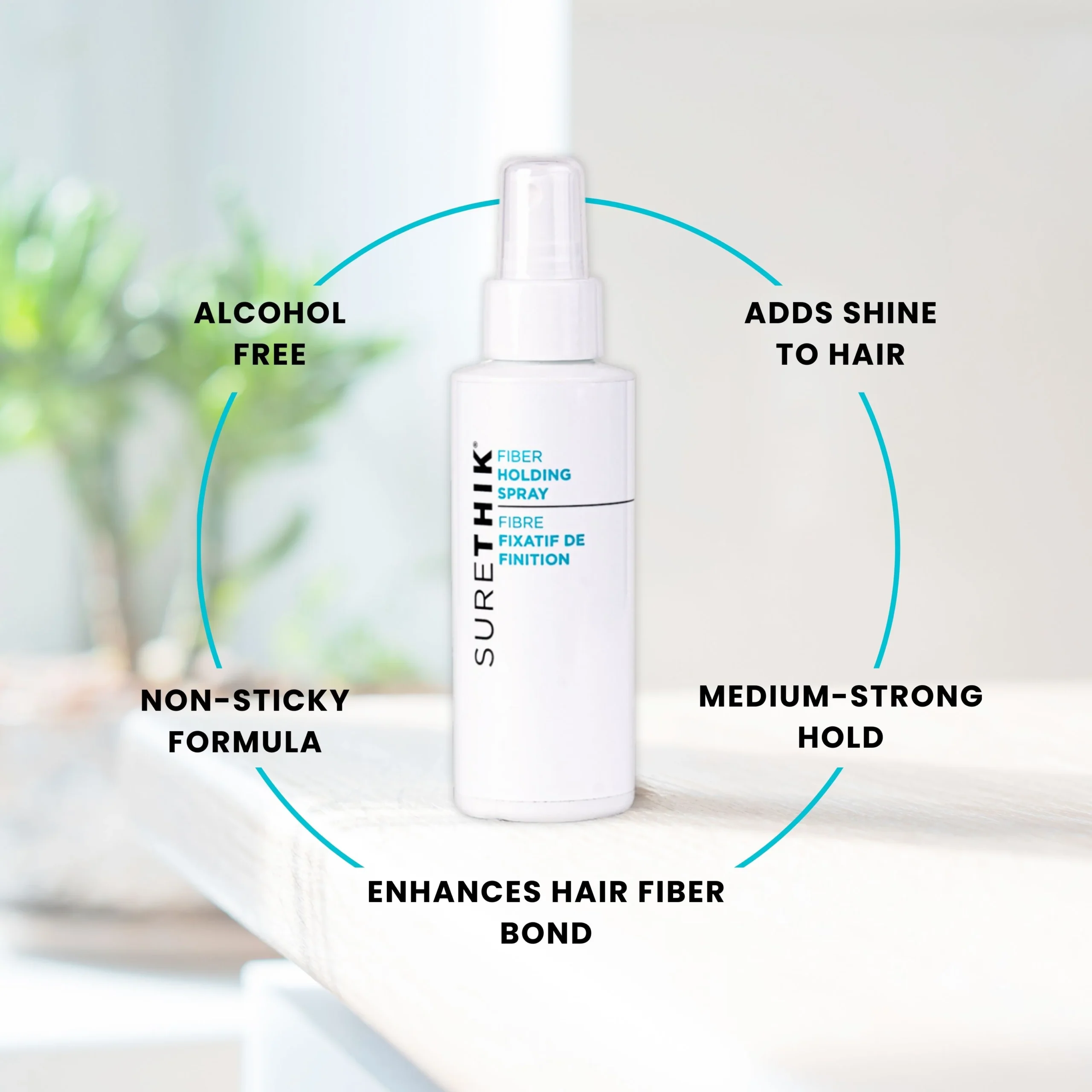 Surethik Fiber Holding Spray 2 surethik fiber holding spray – keeps hair fibers secure and natural-looking